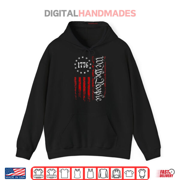 Hoodie US Flag Constitution of the USA Patriotic 4th of July Shirt
