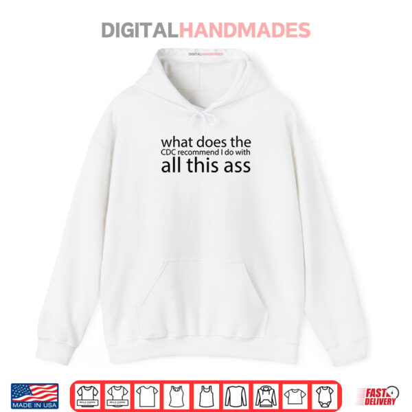 Hoodie What Does The CDC Recommend I Do With All This Ass Shirt