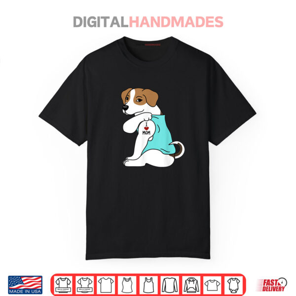 I Love Mom Tattoo Jack Russell Terrier Mother’s Day Dog Shirt