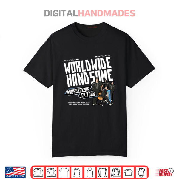 Jin BTS Worldwide Handsome Tour Shirt
