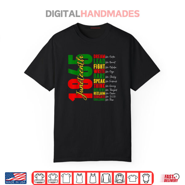 Juneteenth Shirt Dream Like Leaders Black History Shirt