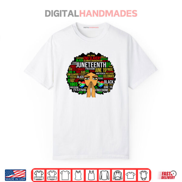 Juneteenth Sista Black Girl Magic African American Queen Shirt