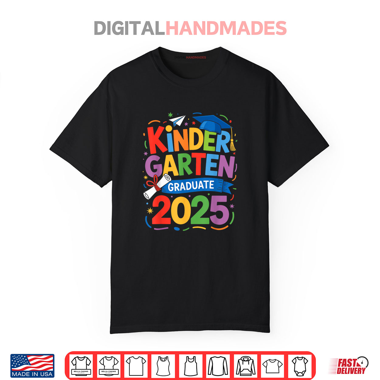 Kindergarten Graduate 2025 Prek Graduation Shirt Kindergarten Graduate 2025 Prek Graduation Shirt