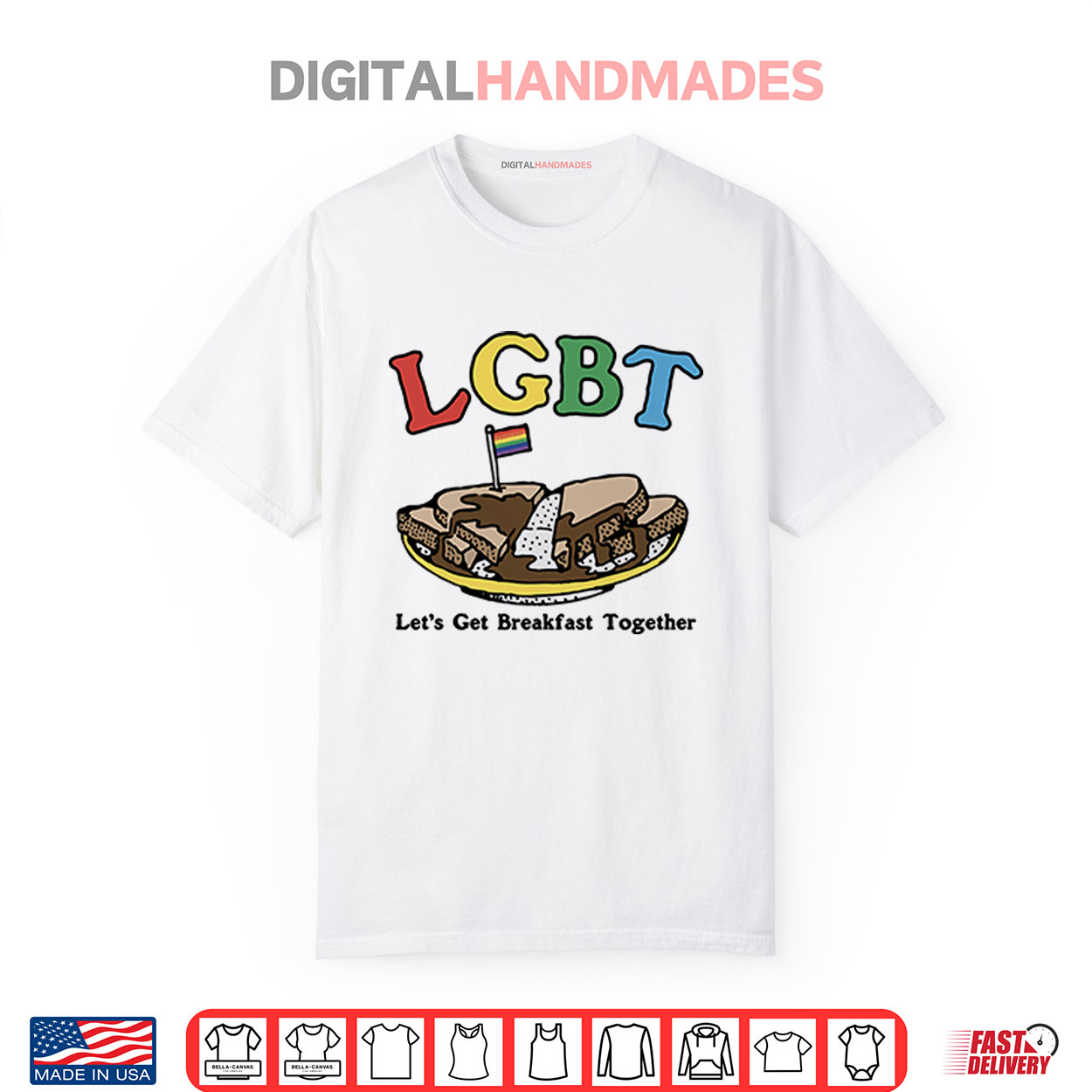 LGBT Let’s Get Breakfast Together Shirt LGBT Let’s Get Breakfast Together Shirt