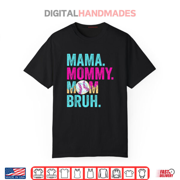 Mama Mommy Mom Bruh Baseball Mom Drip Ice Cream