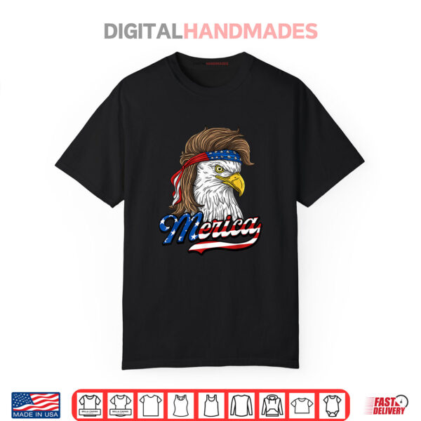 Merica Patriotic USA Eagle Of Freedom 4th of July Shirt