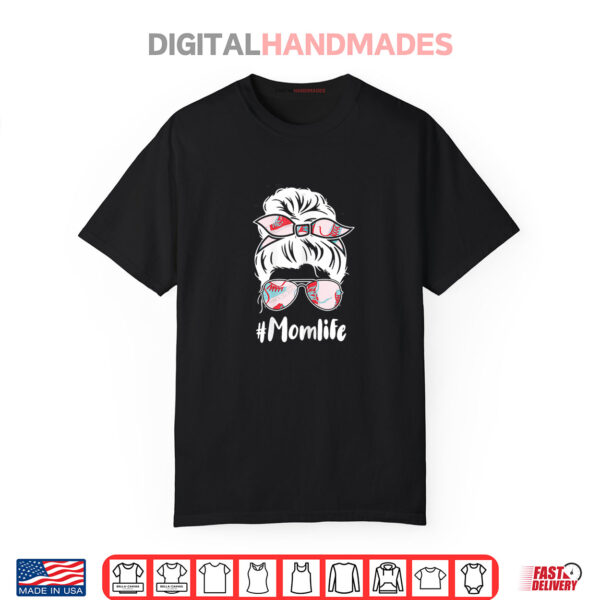 Mom Life Mothers Day Messy Bun Running Mom Runner Mama Momma Shirt