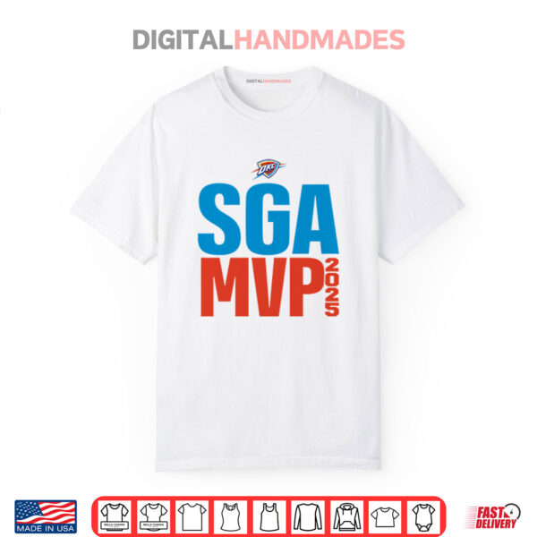 OKC Thunder SGA MVP 2025 Shai Gilgeous Alexander Shirt