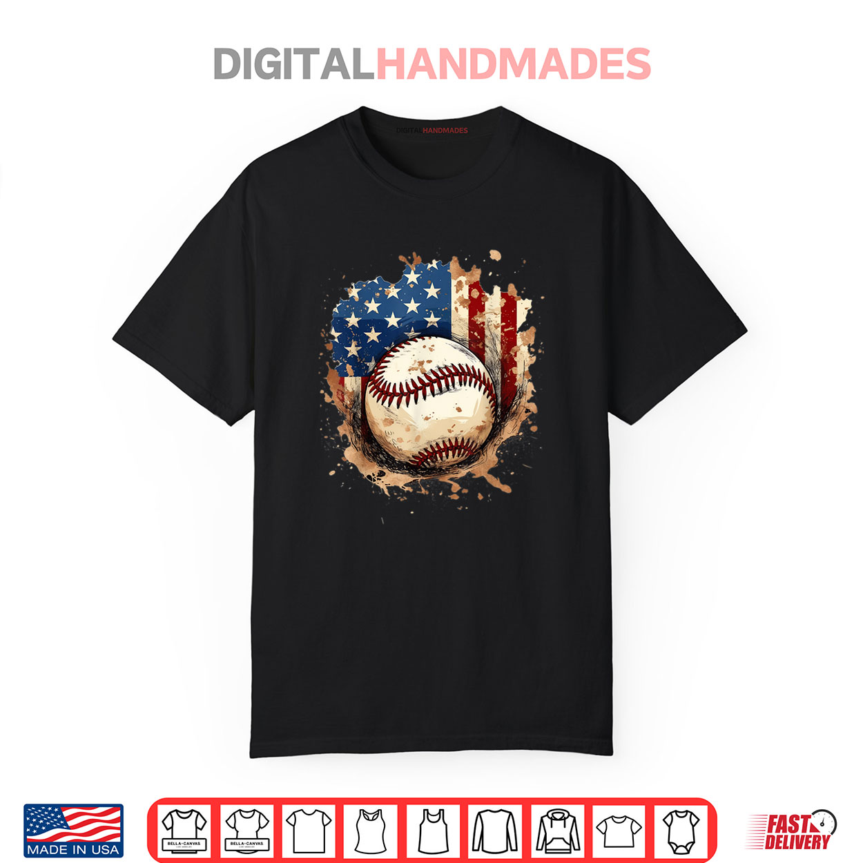 Patriotic Baseball 4th Of July Men USA American Flag Shirt Patriotic Baseball 4th Of July Men USA American Flag Shirt