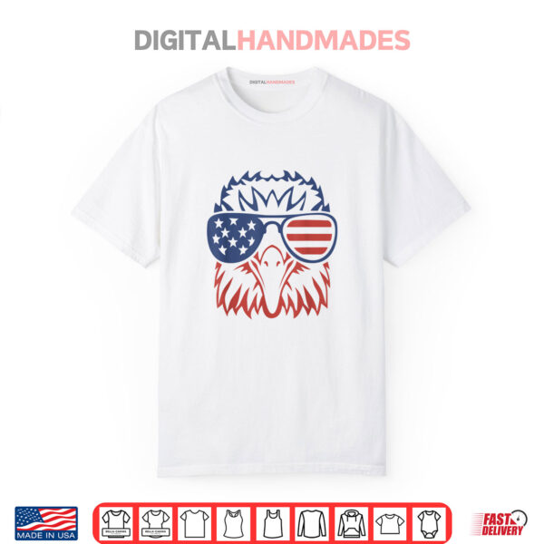 Patriotic Eagle 4th of July USA American Flag Shirt