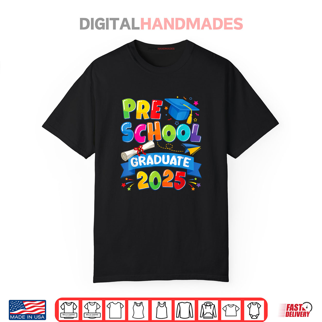 Preschool Graduation 2025 Pre k Graduate Shirt Preschool Graduation 2025 Pre k Graduate Shirt