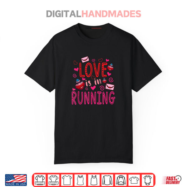 Running Valentines Day Apparel Running Love Heart Shirt