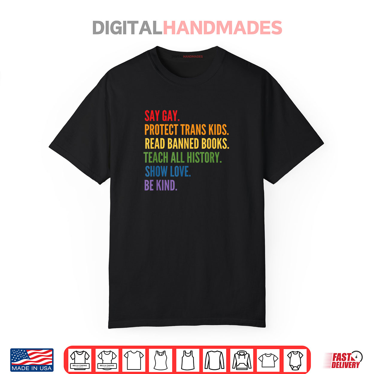 Say Gay Protect Trans Kids Read Banned Books Be Kind LGBTQIA Shirt Say Gay Protect Trans Kids Read Banned Books Be Kind LGBTQIA Shirt