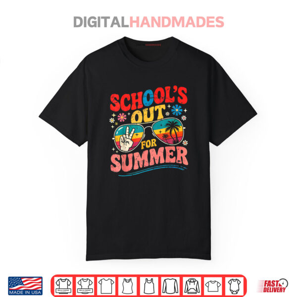 School’s Out For Summer Teachers Last Day Of School Retro Shirt