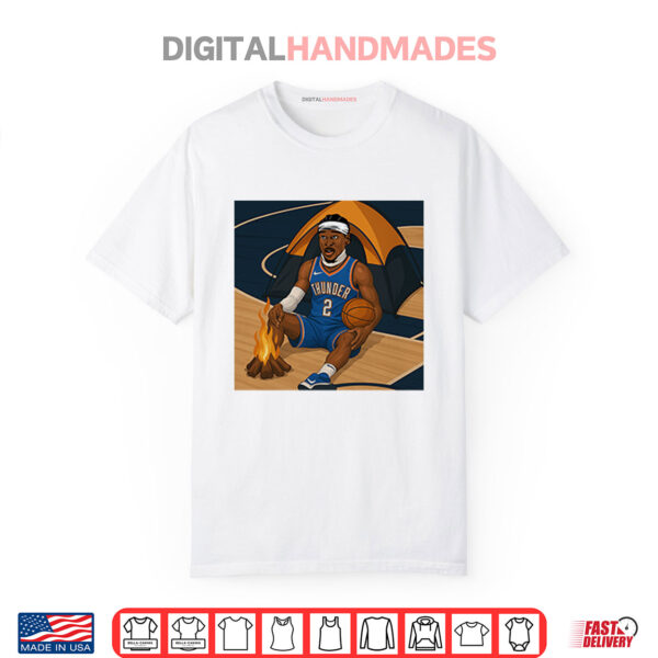 Shai Gilgeous Alexander On Fire Shirt
