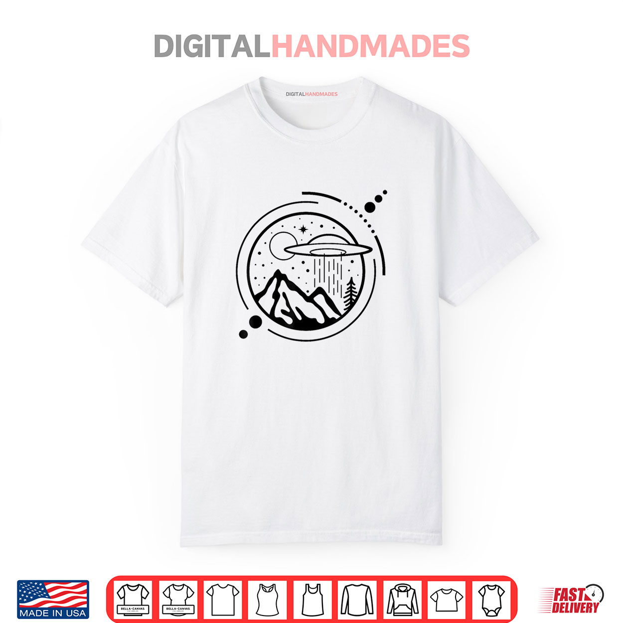 Simple Area 51 Minimal Tattoo Line Art Graphic UFO Shirt Simple Area 51 Minimal Tattoo Line Art Graphic UFO Shirt