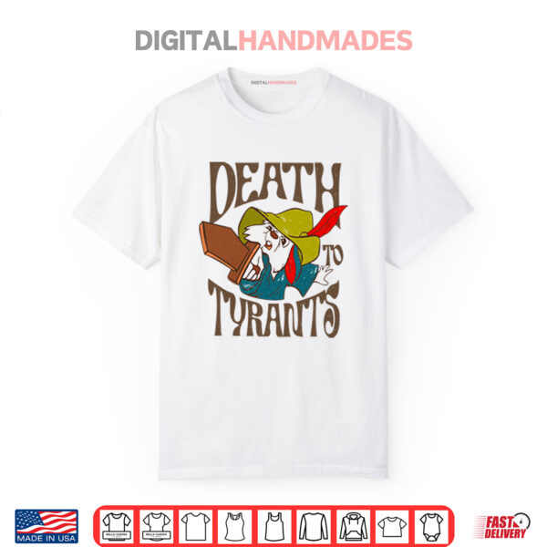 Skippy Rabbit Death To Tyrants Robin Hood Disney Shirt