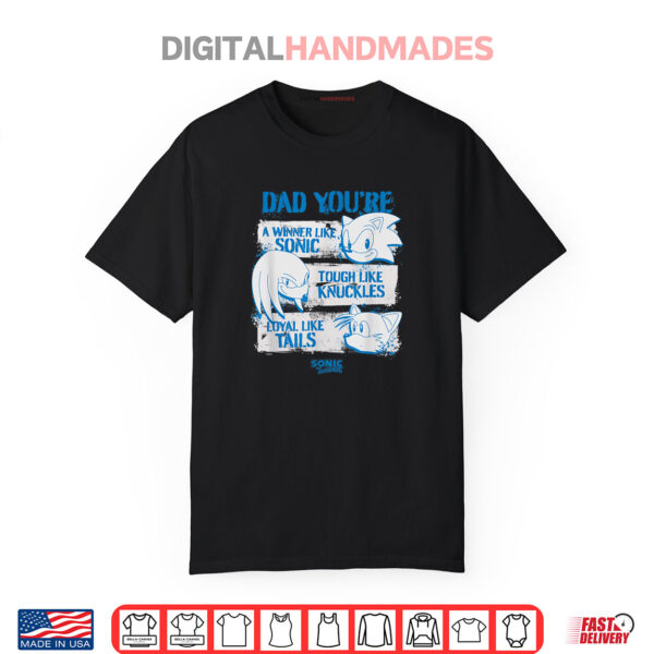 Sonic The Hedgehog Father’s Day Dad You’re Distressed Logo Shirt