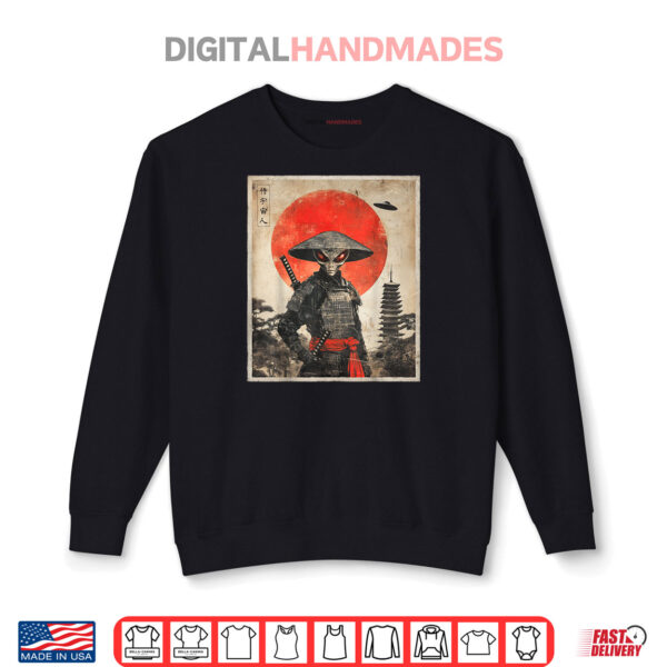 Alien Samurai UFO Japanese Vintage Graphic Ukiyo e Art Funny Shirt 1 Sweatshirt Alien Samurai UFO Japanese Vintage Graphic Ukiyo e Art Funny Shirt
