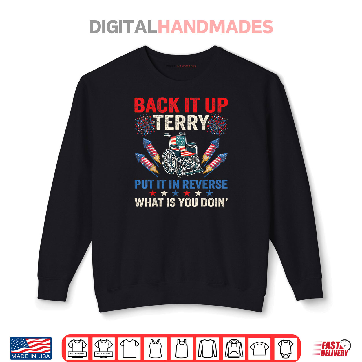 Back It Up Terry Put It In Reverse Fireworks 4th Of July Shirt Back It Up Terry Put It In Reverse Fireworks 4th Of July Shirt