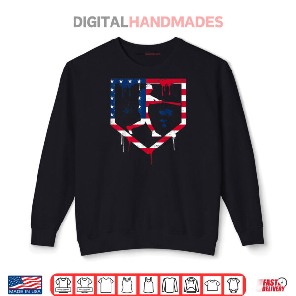 Baseball Drip American Flag Bat 4th Of July Patriotic Boys Shirt 1 Sweatshirt Baseball Drip American Flag Bat 4th Of July Patriotic Boys Shirt