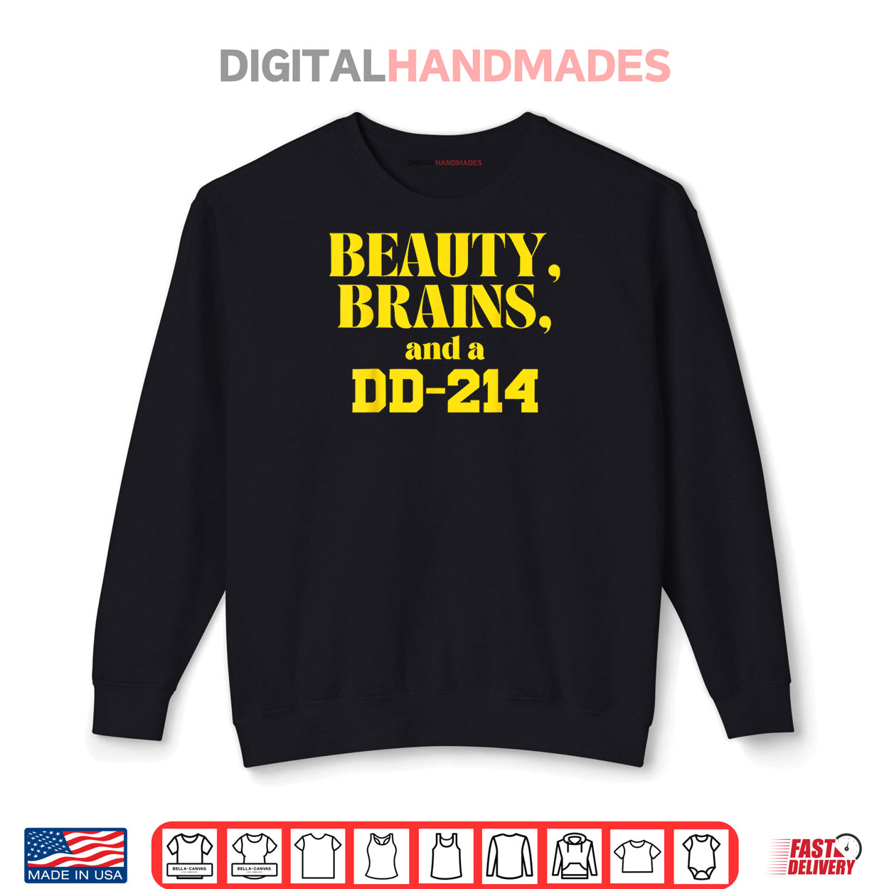 Beauty Brains And A Dd 214 Shirt Beauty Brains And A Dd 214 Shirt