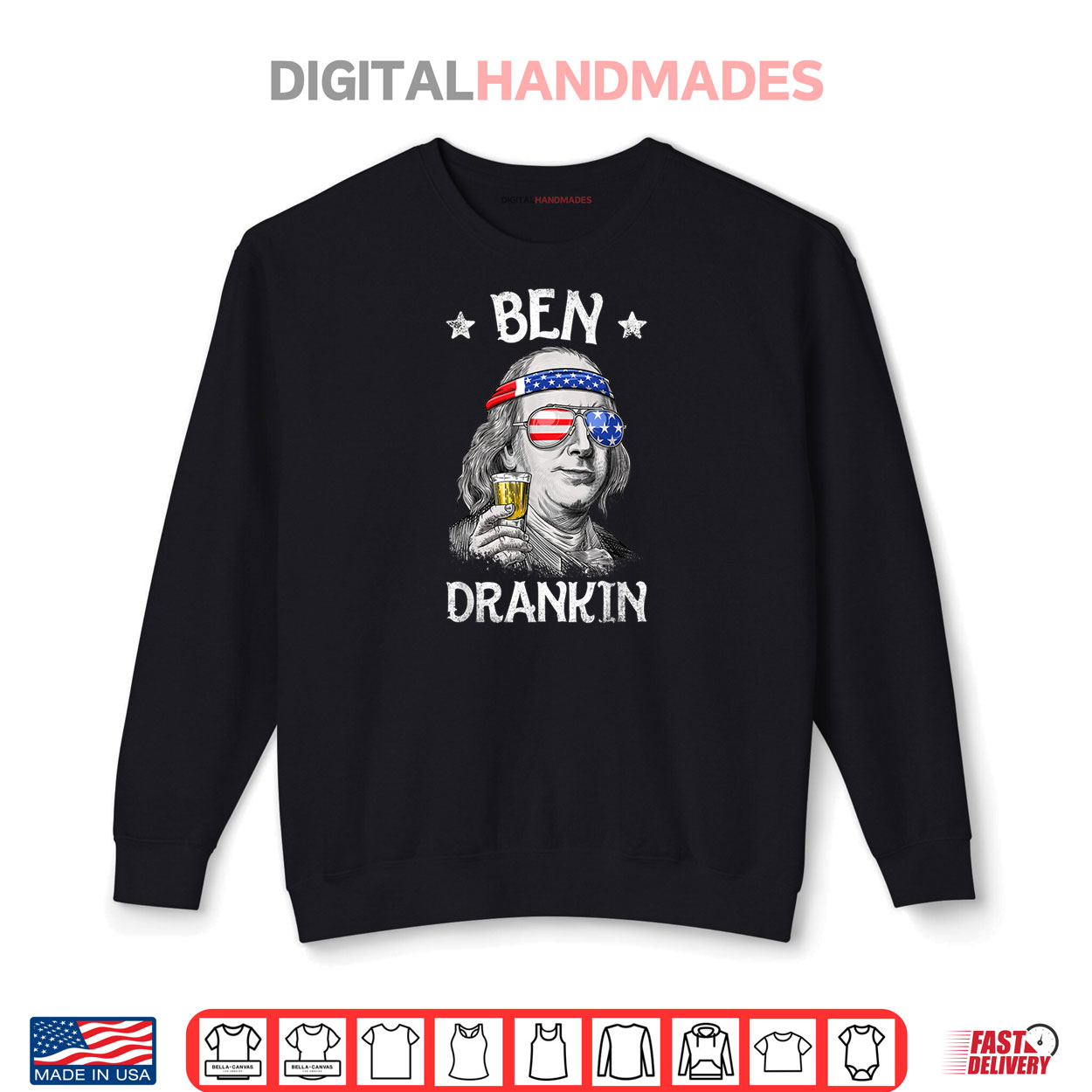 Ben Drankin 4th of July Benjamin Franklin Men Women USA Flag Shirt Ben Drankin 4th of July Benjamin Franklin Men Women USA Flag Shirt