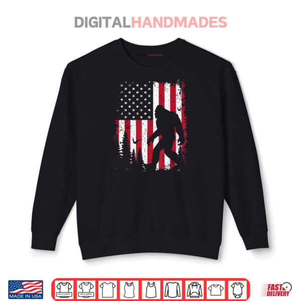 Bigfoot 4th of July Shirt American USA Flag Patriotic Shirt 1 Sweatshirt Bigfoot 4th of July Shirt American USA Flag Patriotic Shirt