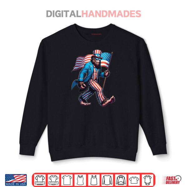 Bigfoot Sasquatch Patriotic American Flag 4th Of July Shirt 1 Sweatshirt Bigfoot Sasquatch Patriotic American Flag 4th Of July Shirt