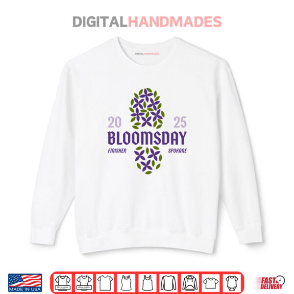 Sweatshirt Bloomsday 2025 Finisher Spokane Shirt