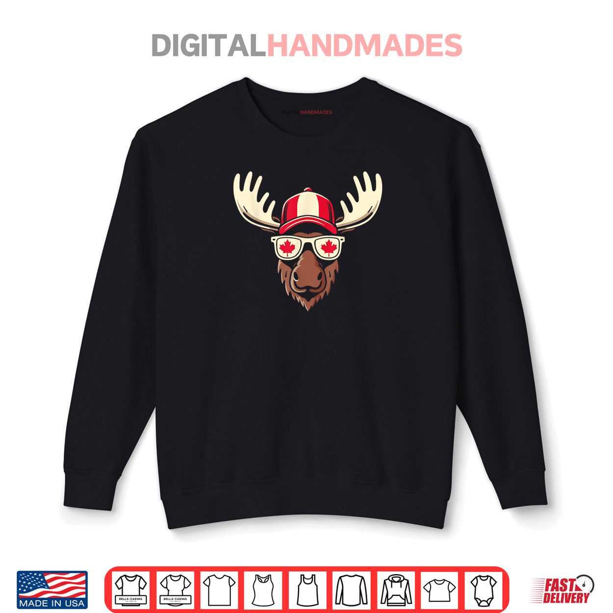 Canada Day Canadian Flag Maple Leaf Moose Sunglasses Shirt Canada Day Canadian Flag Maple Leaf Moose Sunglasses Shirt