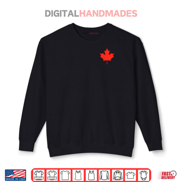 Canada Day Party Supplies Maple Leaf Canadian Flag Heart Shirt 1 Sweatshirt Canada Day Party Supplies Maple Leaf Canadian Flag Heart Shirt