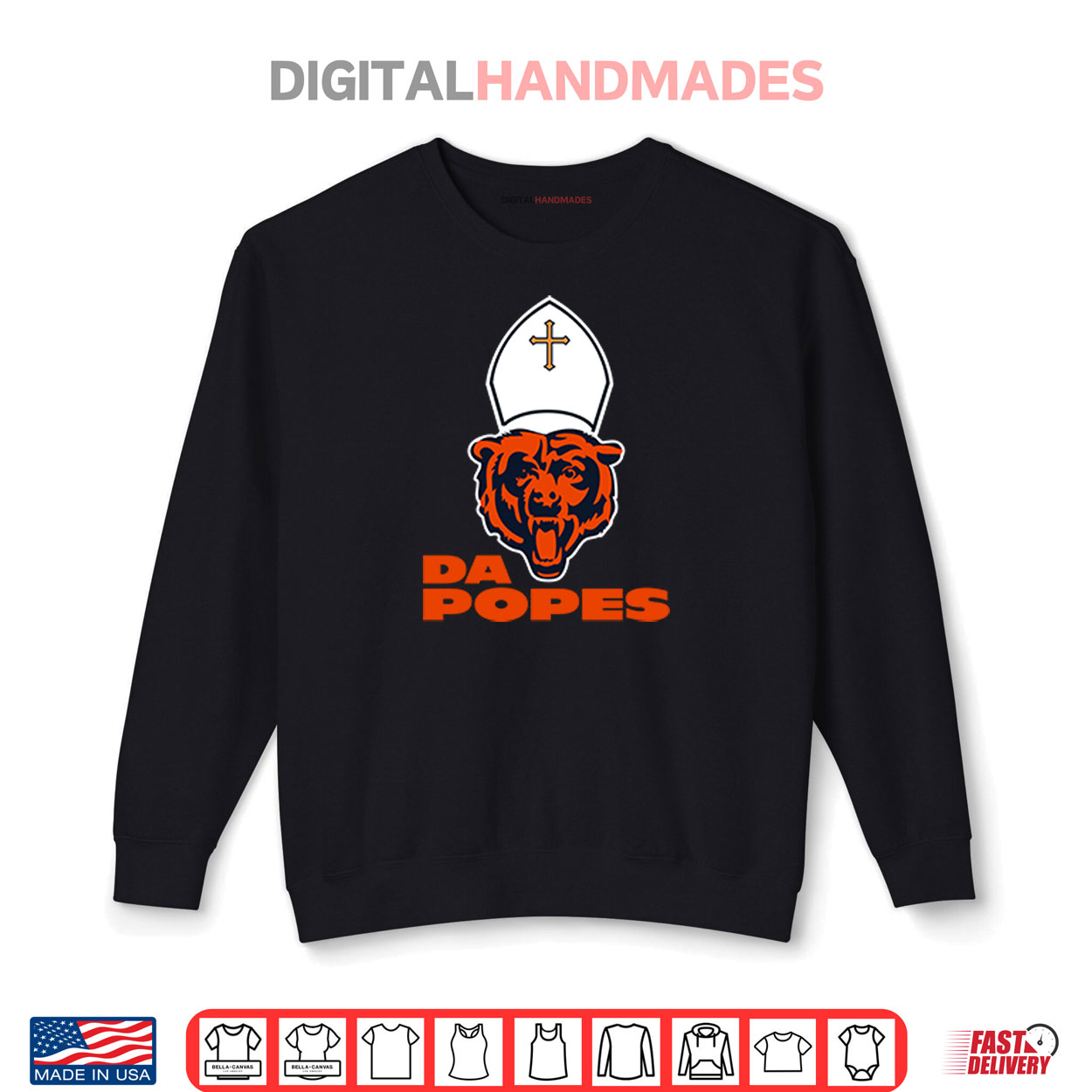 Chicago Bears Da Popes Shirt Chicago Bears Da Popes Shirt