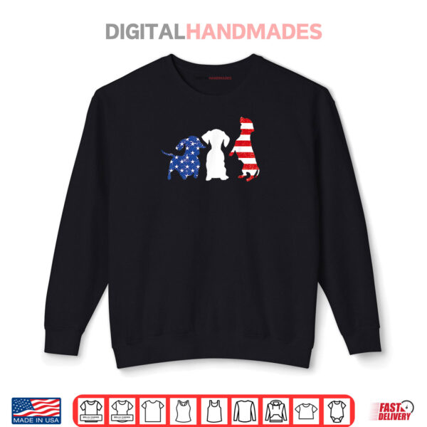 Dachshund Fourth 4th Of July Patriotic American Shirt 1 Sweatshirt Dachshund Fourth 4th Of July Patriotic American Shirt
