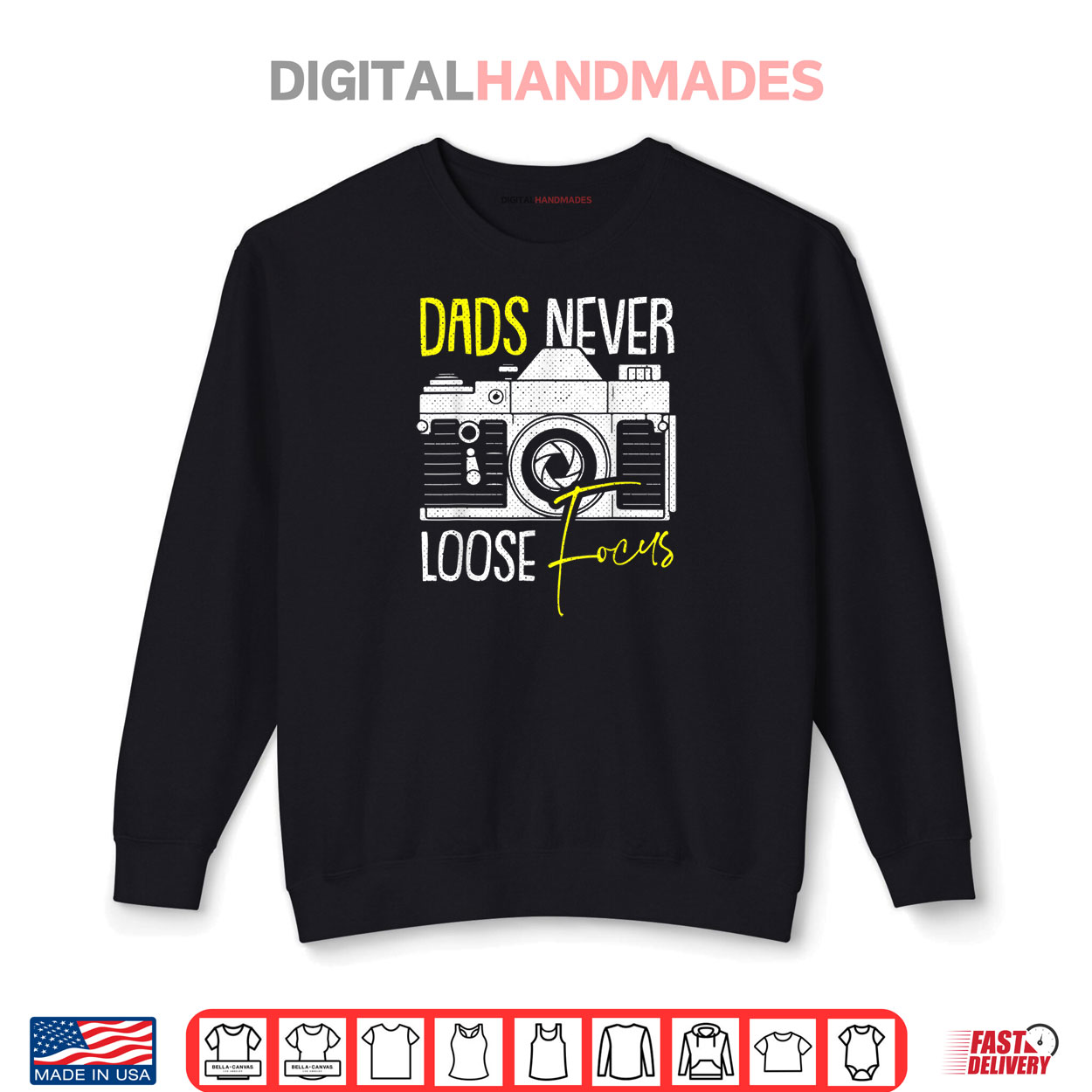 Dads Never Lose Focus Camera Fathers Day Shirt Dads Never Lose Focus Camera Fathers Day Shirt