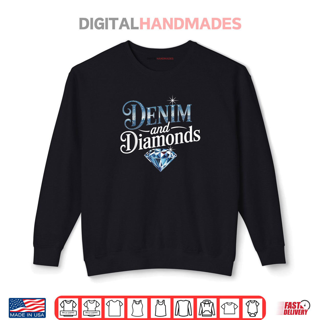 Denim And Diamonds Stylish Denim Jeans Shirt Denim And Diamonds Stylish Denim Jeans Shirt