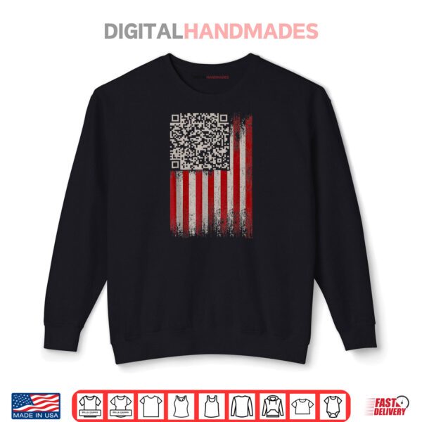 Sweatshirt Funny QR Trump Dancing Dance Code Shirt