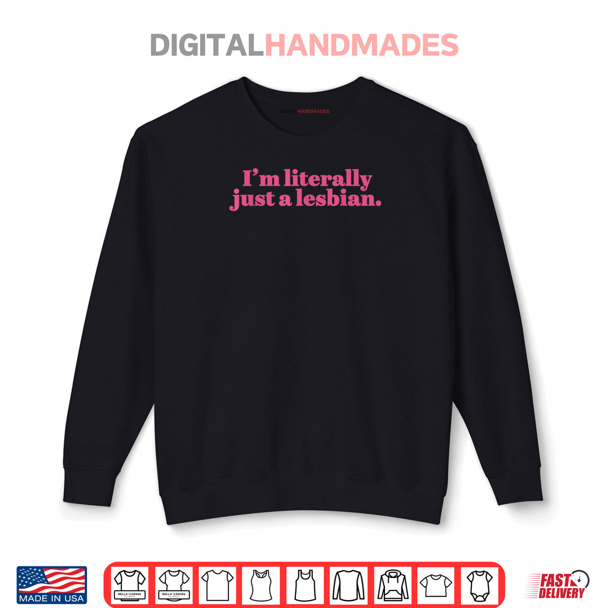 Funny Retro I’m Literally Just A Lesbian LGBT Bi Transgender Shirt Funny Retro I’m Literally Just A Lesbian LGBT Bi Transgender Shirt