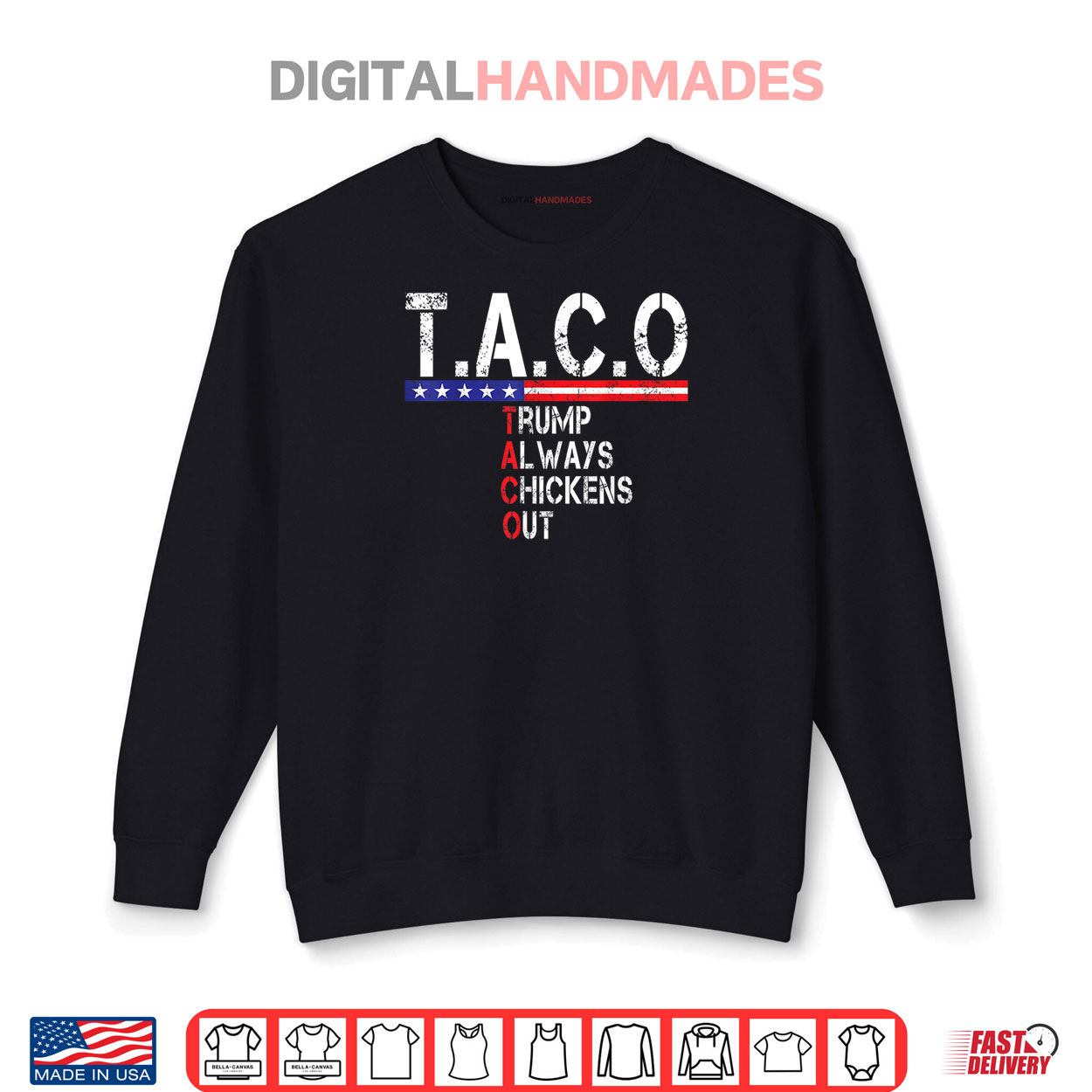 Funny Taco Trump Always Chickens Out Shirt Funny Taco Trump Always Chickens Out Shirt