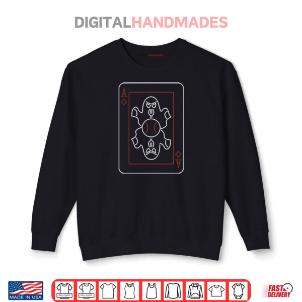 Sweatshirt Ghost Fork Ace Card Shirt