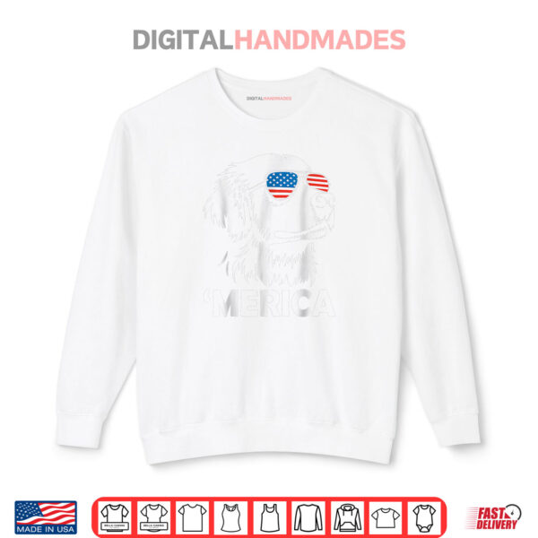 Golden Retriever 4th Of July Merica Shirt 1 Sweatshirt Golden Retriever 4th Of July Merica Shirt