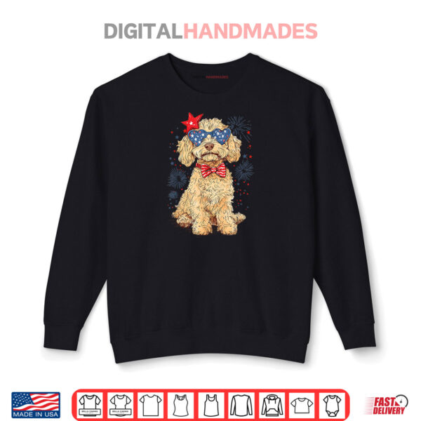 Goldendoodle 4th of July Patriotic Golden Doodle Dog Shirt 1 Sweatshirt Goldendoodle 4th of July Patriotic Golden Doodle Dog Shirt