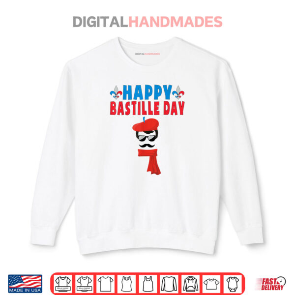 Sweatshirt Happy Bastille Day 14 Juillet 14th July Funny French Flag Shirt