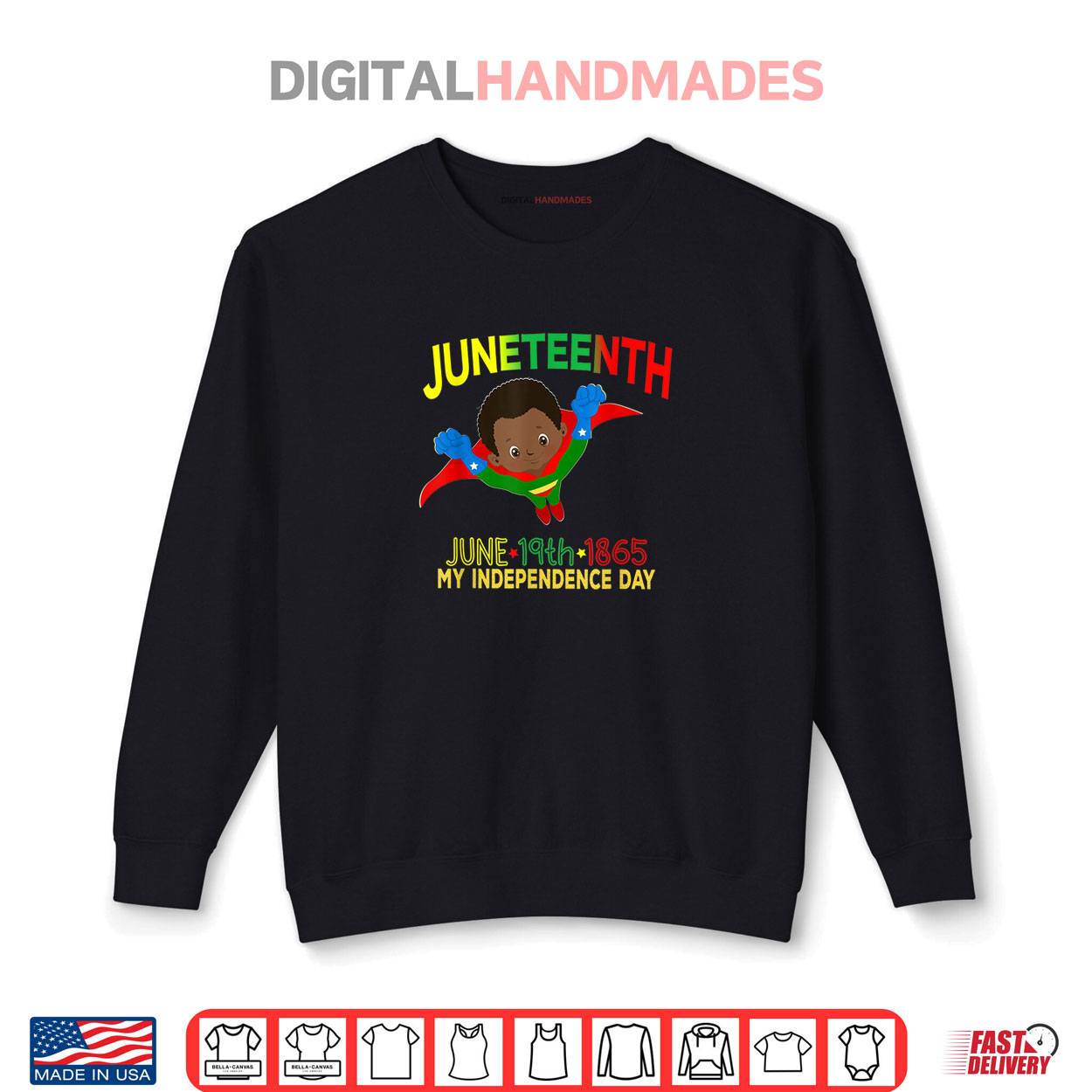 Happy Juneteenth Is My Independence Day Super Hero Black Shirt Happy Juneteenth Is My Independence Day Super Hero Black Shirt