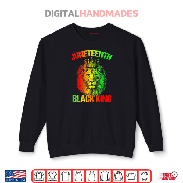 Juneteenth African American Black Lion 1865 King Shirt 1 Sweatshirt Juneteenth African American Black Lion 1865 King Shirt