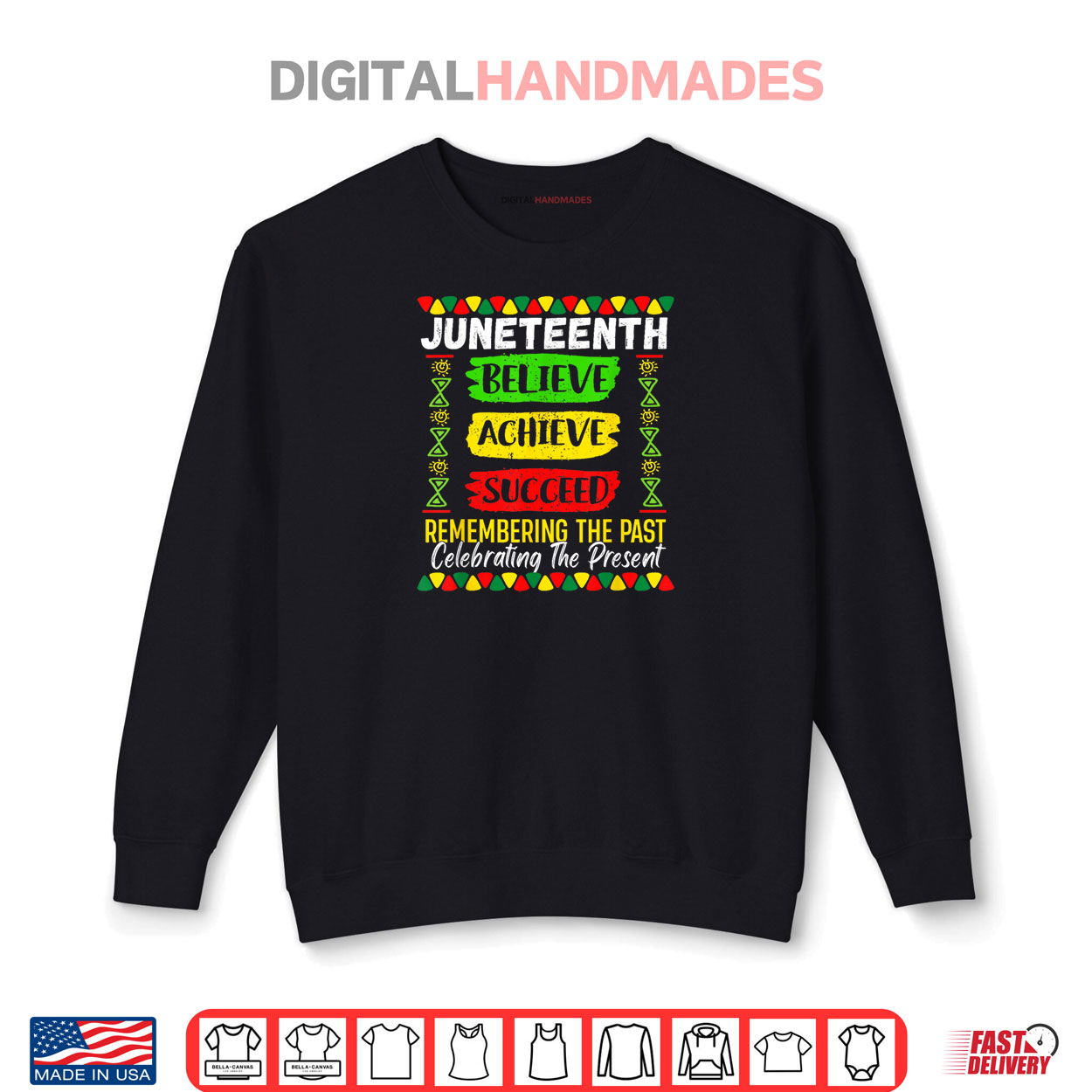 Juneteenth Believe Achieve Succeed Melanin African 1865 Shirt Juneteenth Believe Achieve Succeed Melanin African 1865 Shirt