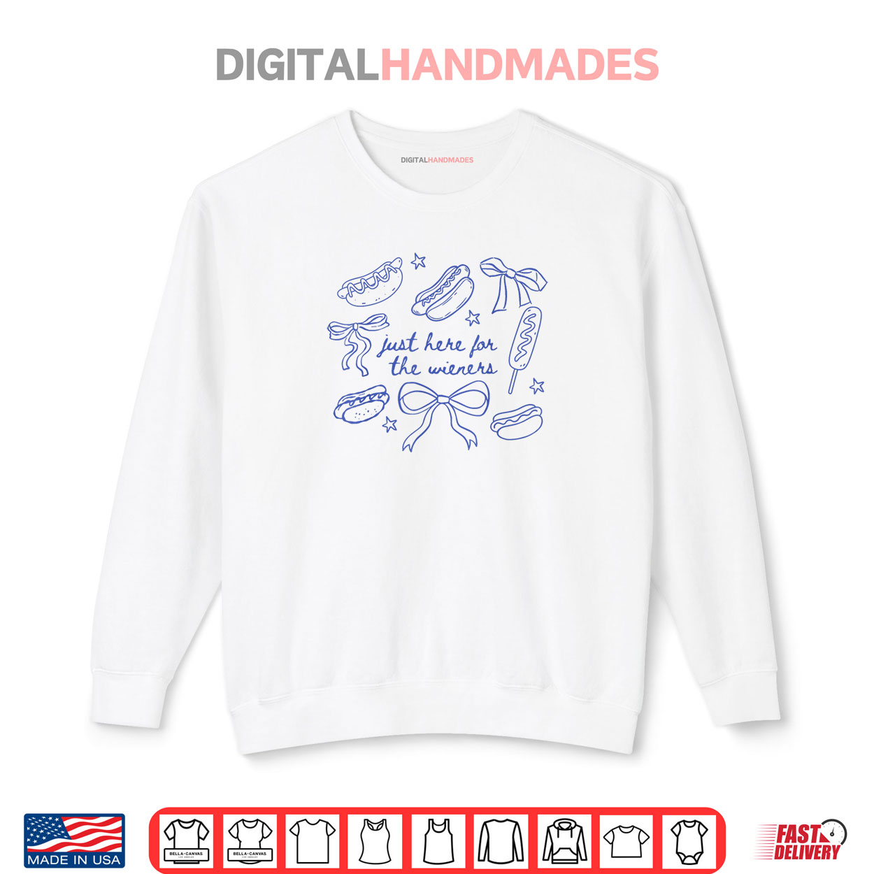 Just Here For The Wieners Funny Hot Dog 4th Of July Coquette Shirt Just Here For The Wieners Funny Hot Dog 4th Of July Coquette Shirt