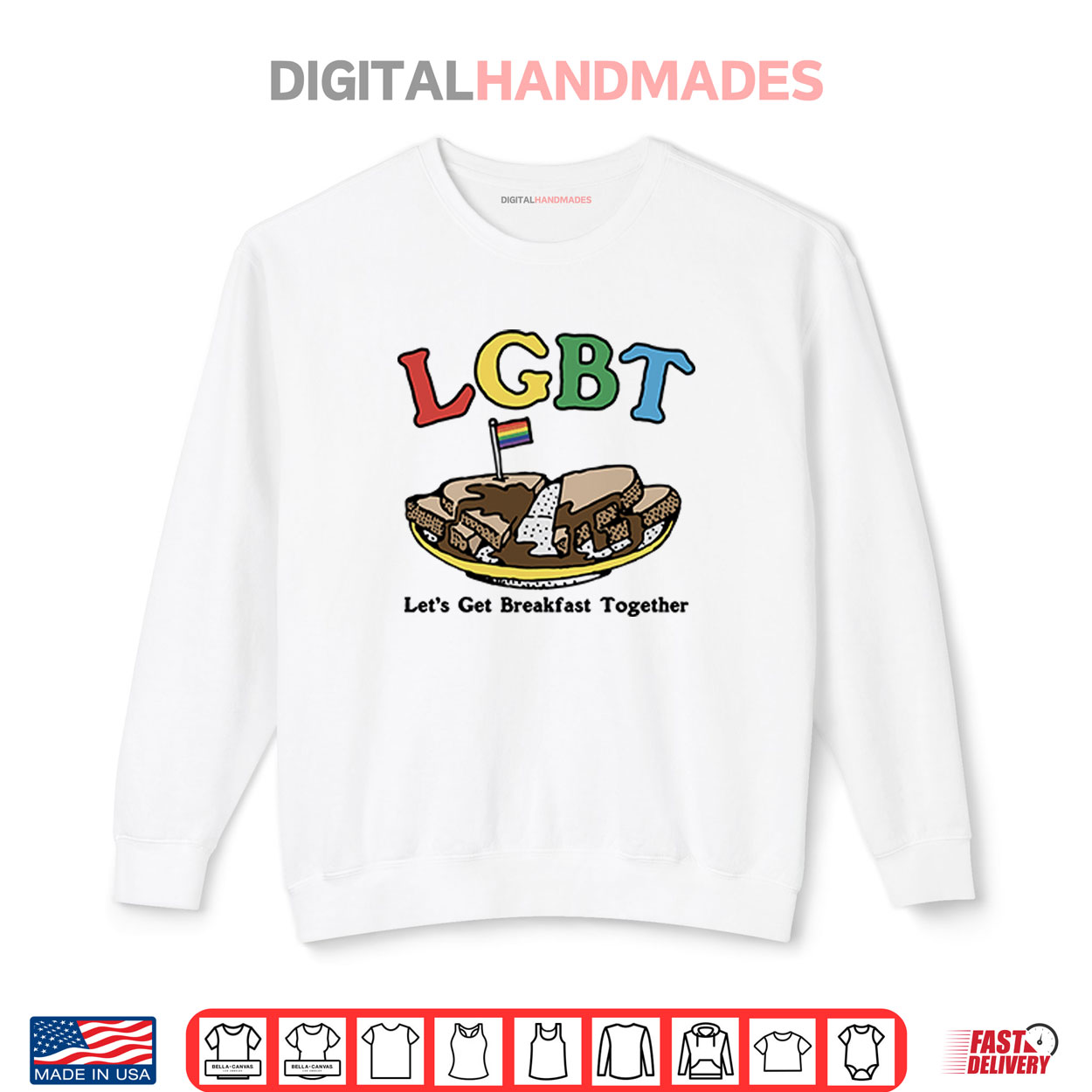 LGBT Let’s Get Breakfast Together Shirt LGBT Let’s Get Breakfast Together Shirt