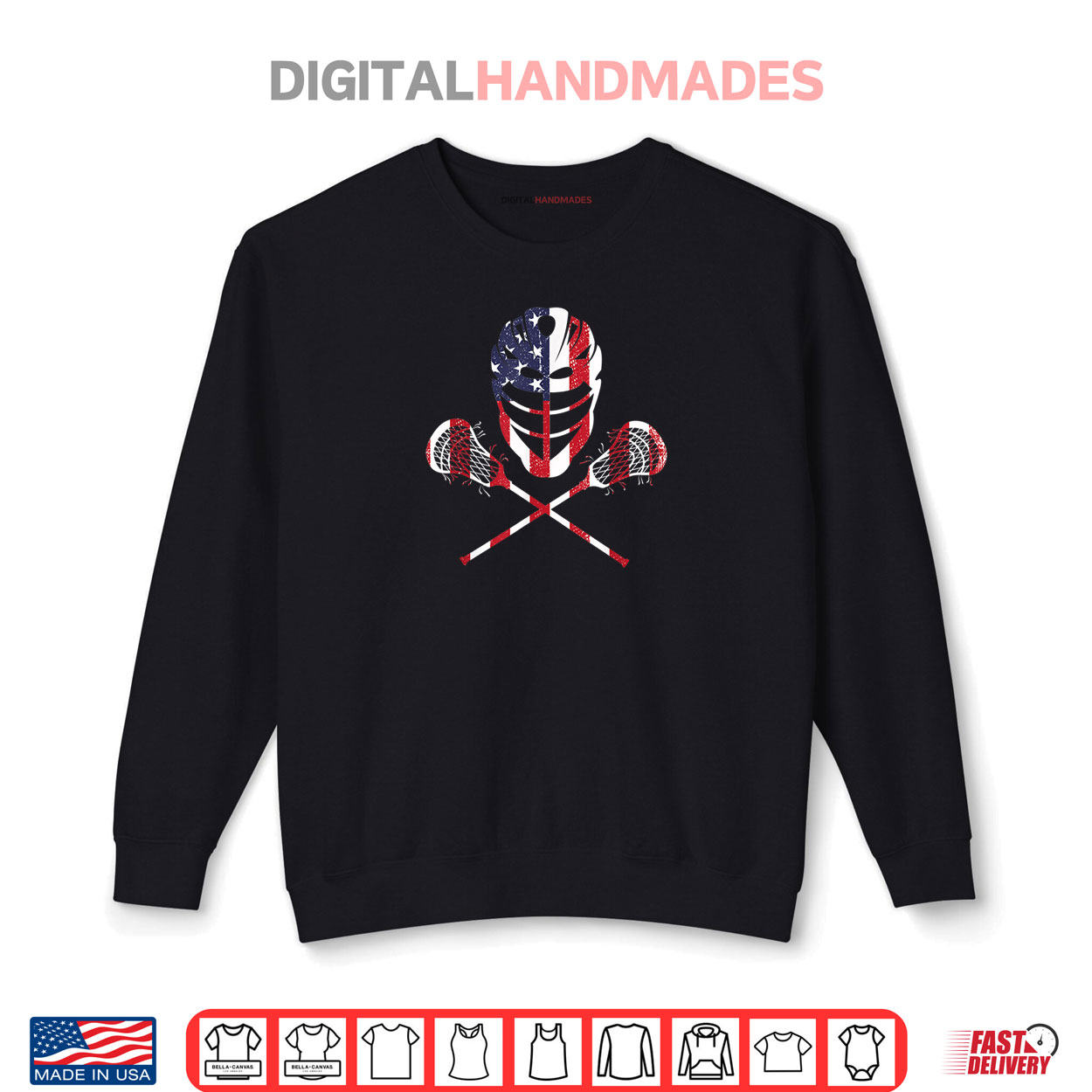 Lacrosse American Flag Lax Helmet Sticks 4th Of July Shirt Lacrosse American Flag Lax Helmet Sticks 4th Of July Shirt
