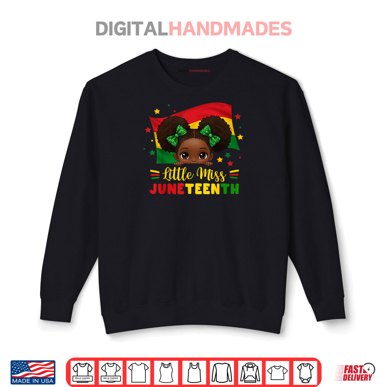 Little Miss Juneteenth Shirt Girl Toddle Black History Shirt Little Miss Juneteenth Shirt Girl Toddle Black History Shirt